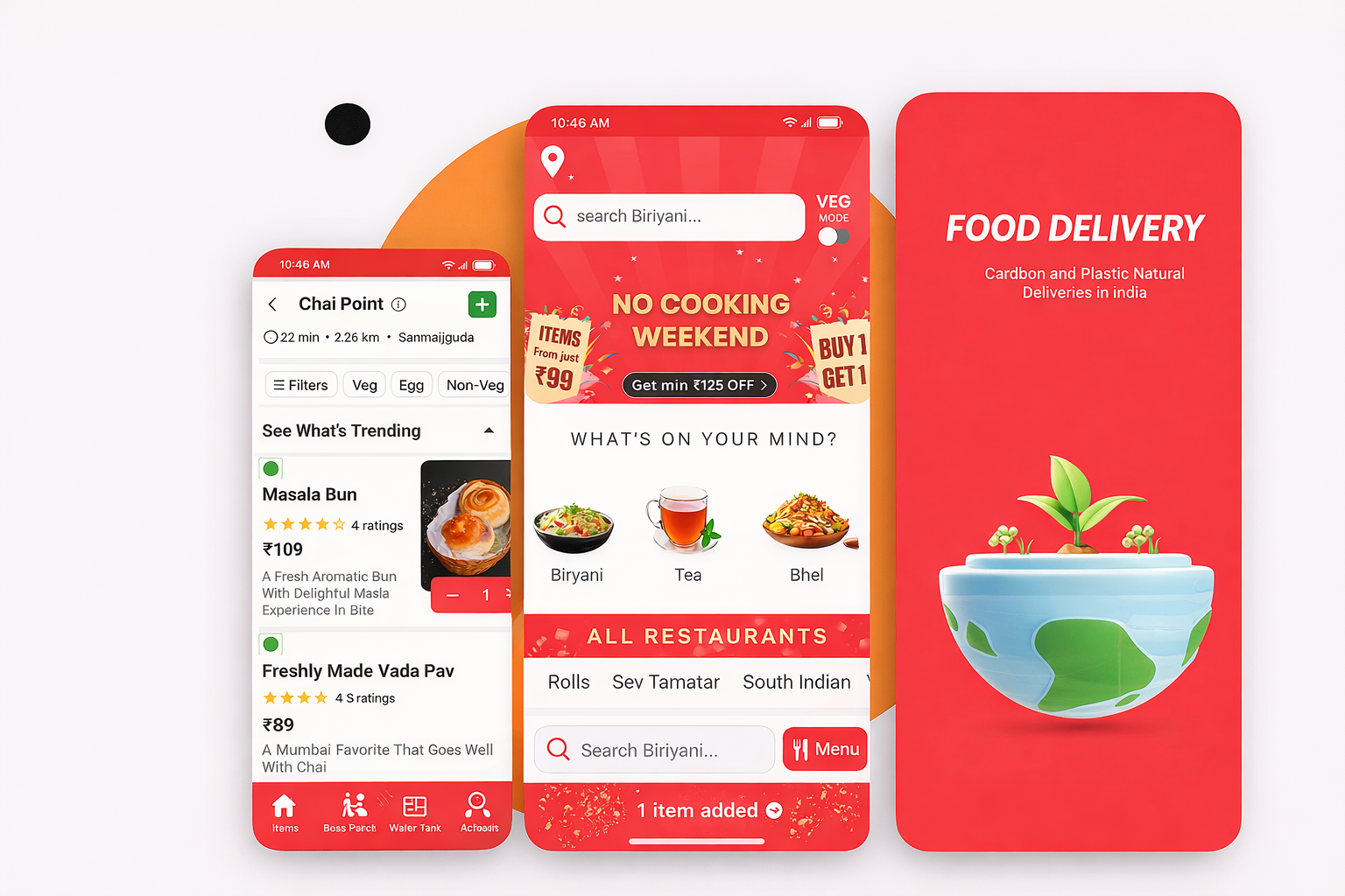 Food Delivery App - Mobile App by Dexterous Technology