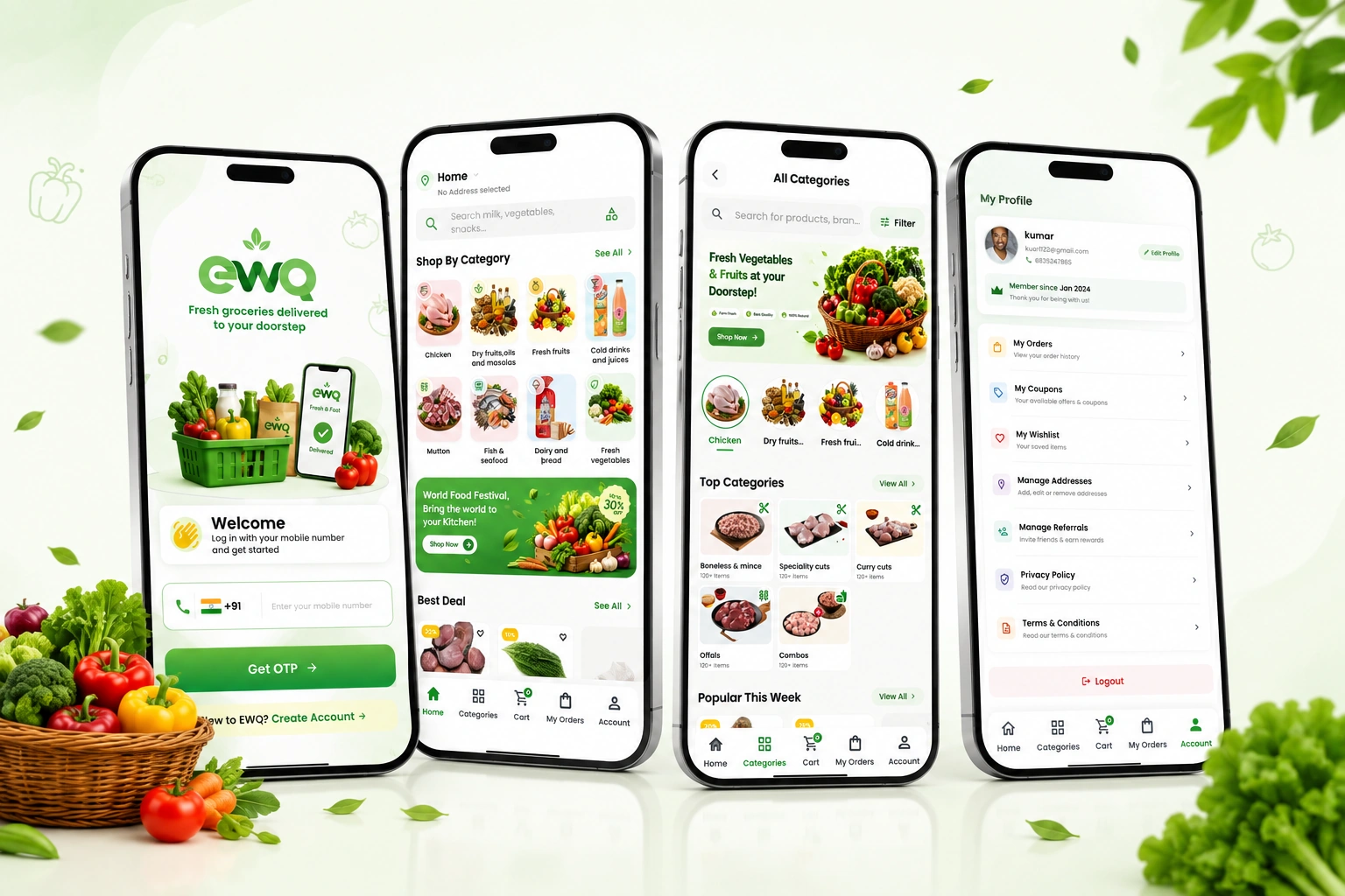 Grocery E-Commerce Website & App