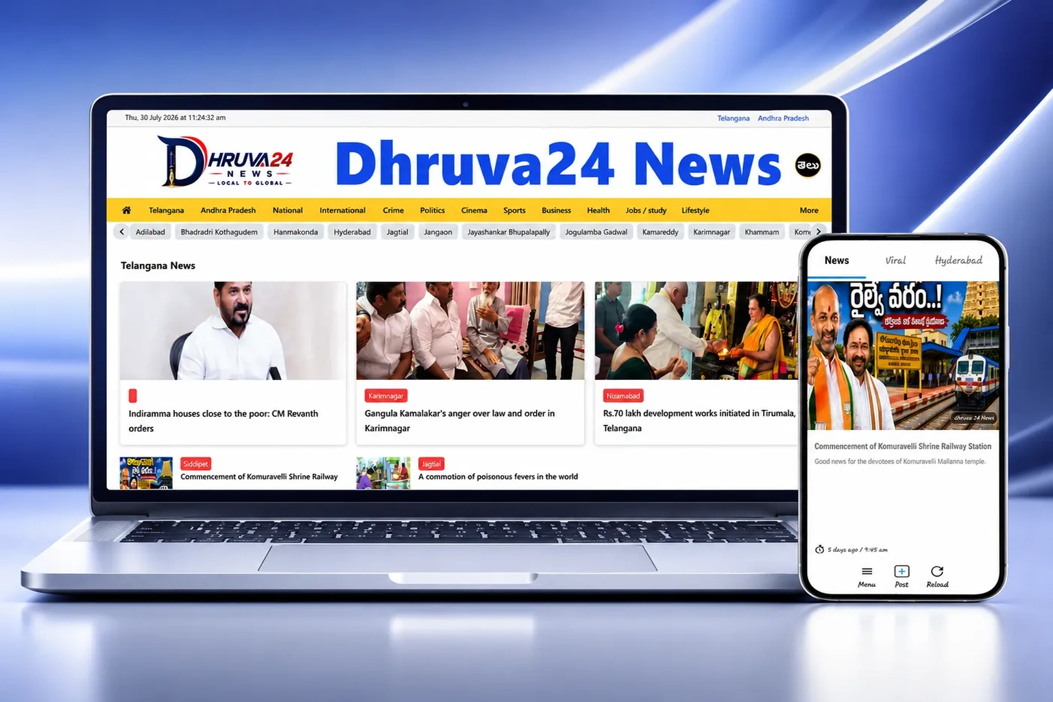 News & Media Website & App