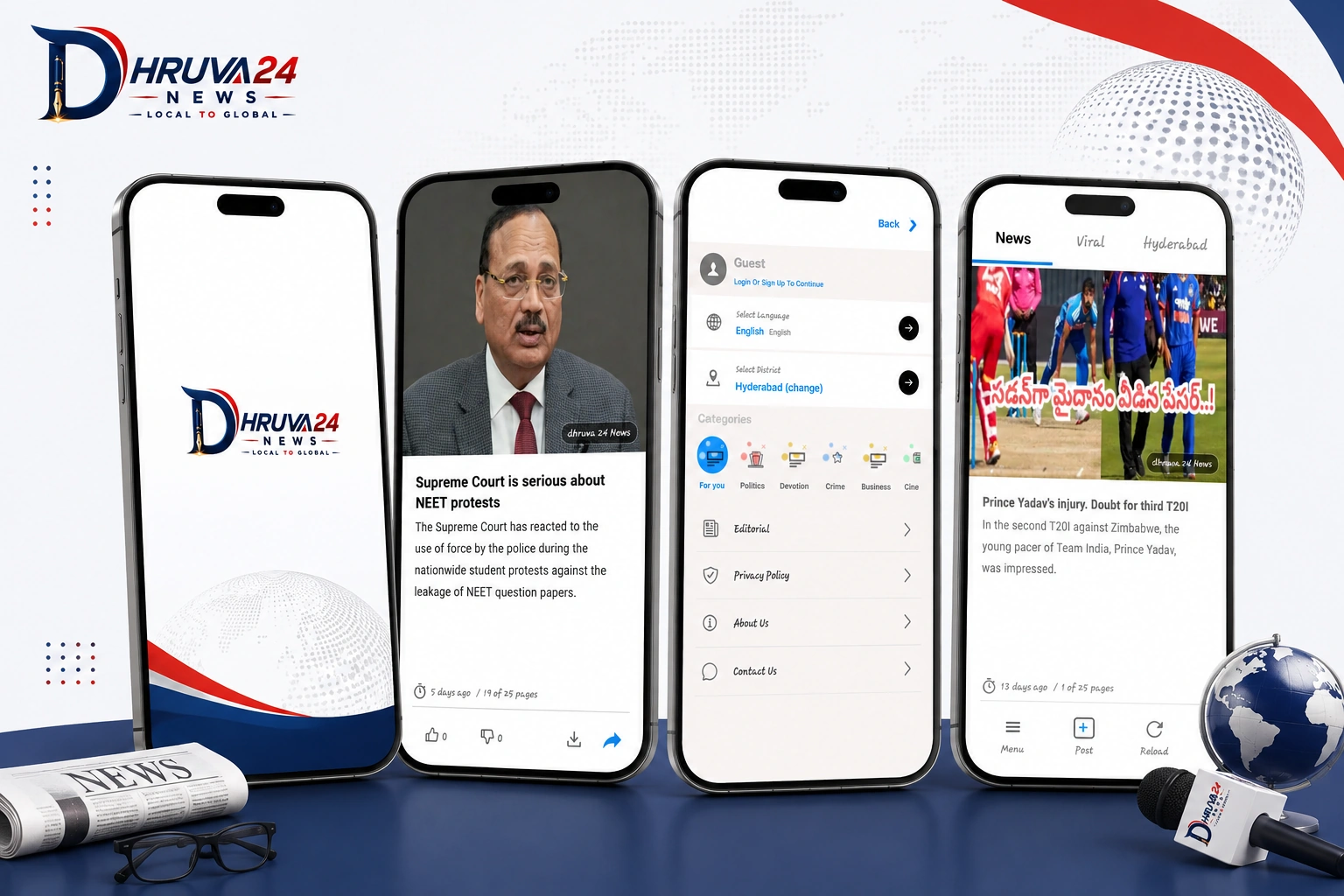 News & Media Website & App