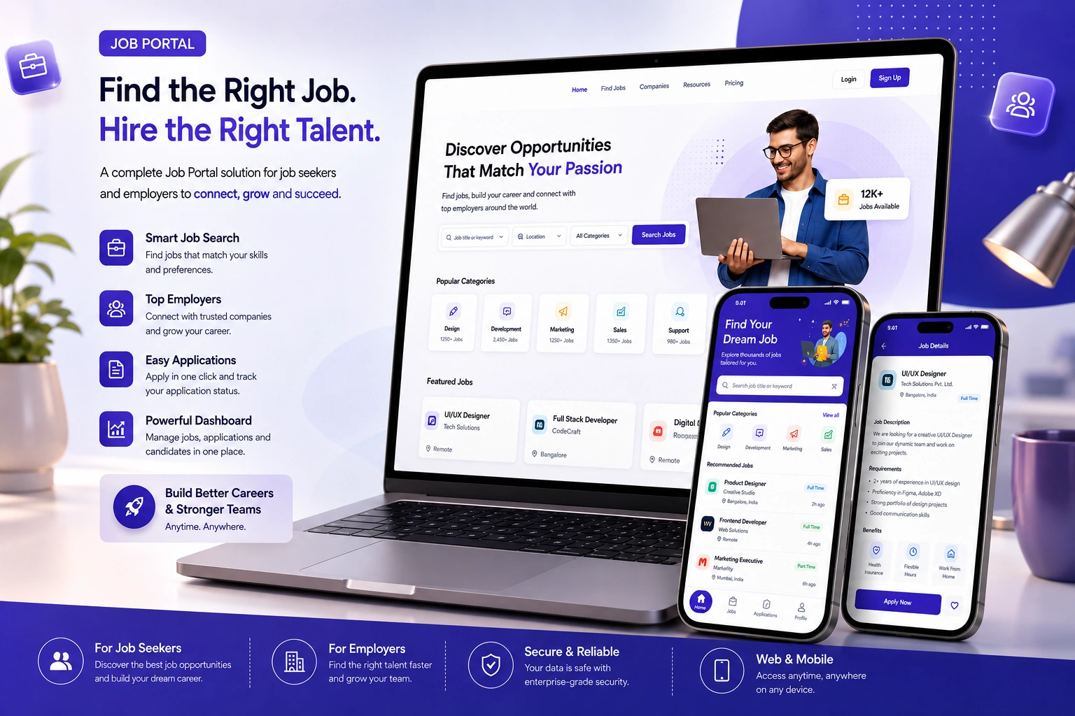 Job Portal Website & App