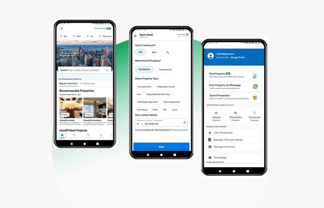 My Golden Home App - Mobile App by Dexterous Technology