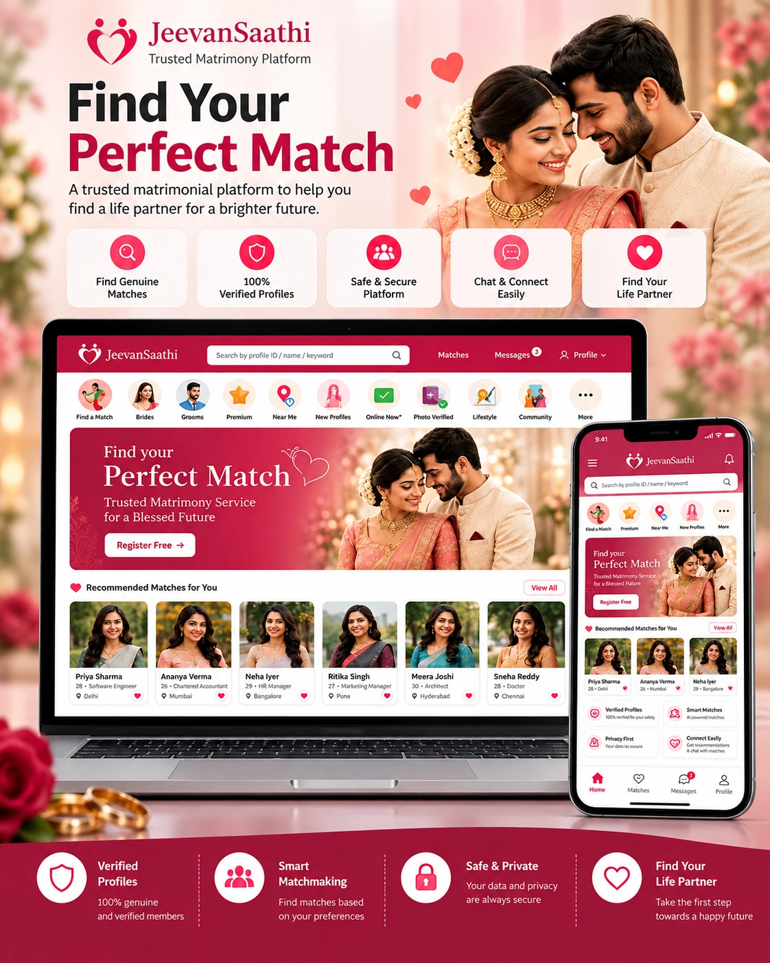 Matrimony App & Website